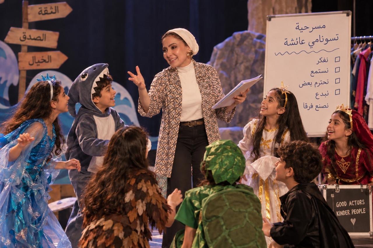 A performance at Dar Al Masrah